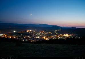 Pljevlja sa Golubinje noću