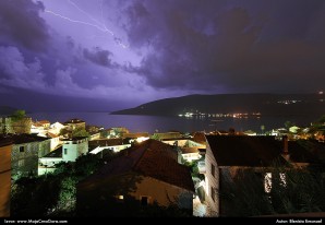 Kišni oblaci iznad Herceg Novog