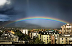 Duga iznad Nikšića