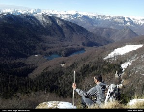 Biogradsko jezero sa vidikovca Bendovac (4.2.2014.)