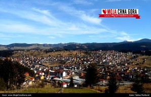 Panorama Rožaja sa mjesta Top, februar 2014.