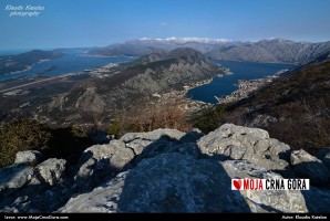 Današnji pogled sa Lovćena na Boku