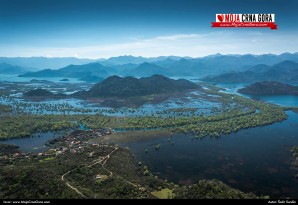 Skadarsko jezero sa vrha Bobije