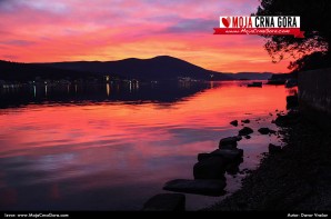 Današnji suton nad Lušticom (10.11.2015.)