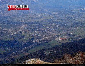 Danilovgrad i bjelopavlićka ravnica sa planine Garač